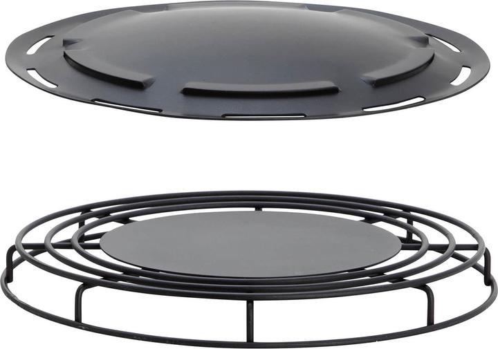 Actual product image Allgrill Compact multifunctional charcoal grill VULCANO orange