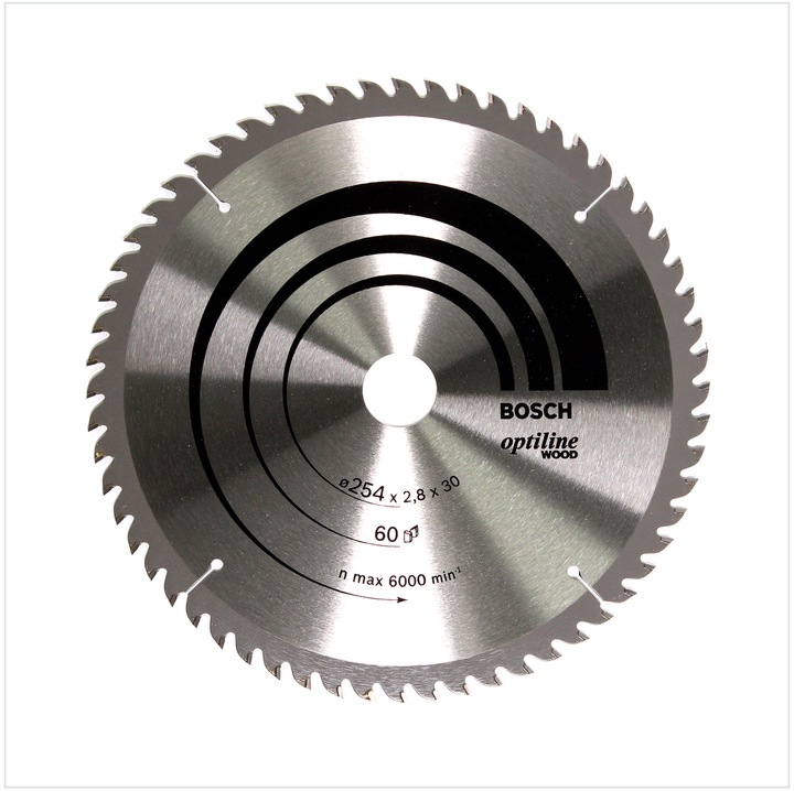Immagine prodotto Bosch Professional Zubehör Lama per sega circolare PRO Wood, 254 x 2,8 x 30 mm