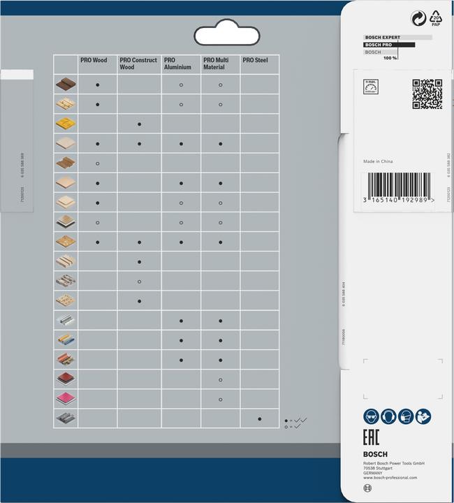 Immagine prodotto Bosch Professional Zubehör Lama circolare PRO Multi Material, 190 x 2,4 x 20 mm