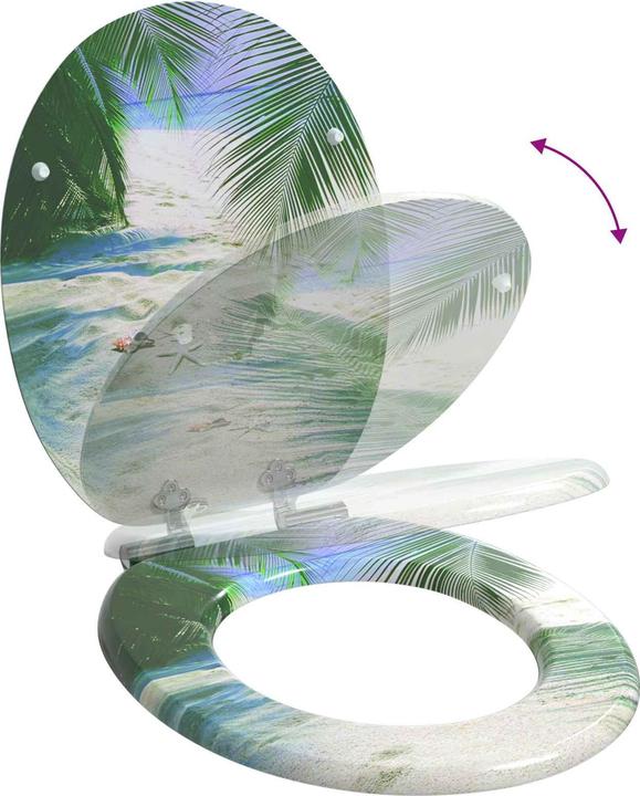 Actual product image vidaXL WC-Deckelbezug