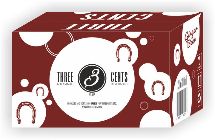 Actual product image Three Cents Ginger Beer (24 x 20 cl)