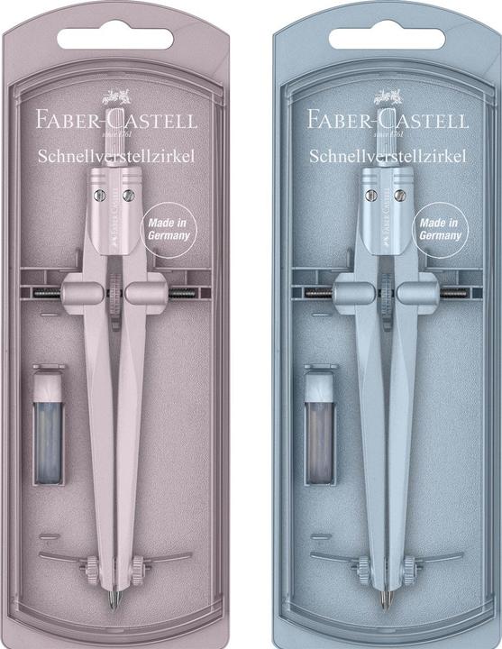Image du produit Faber-Castell Compas à réglage rapide Stream 2024 assorti