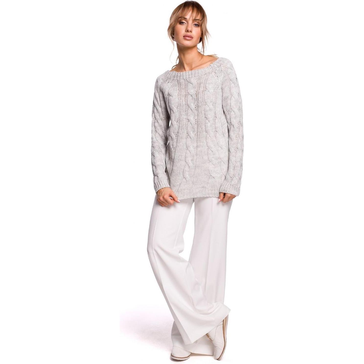 Thumbnail - Made of Emotion, Damen, Pullover, Pullover model, Grau, (L)