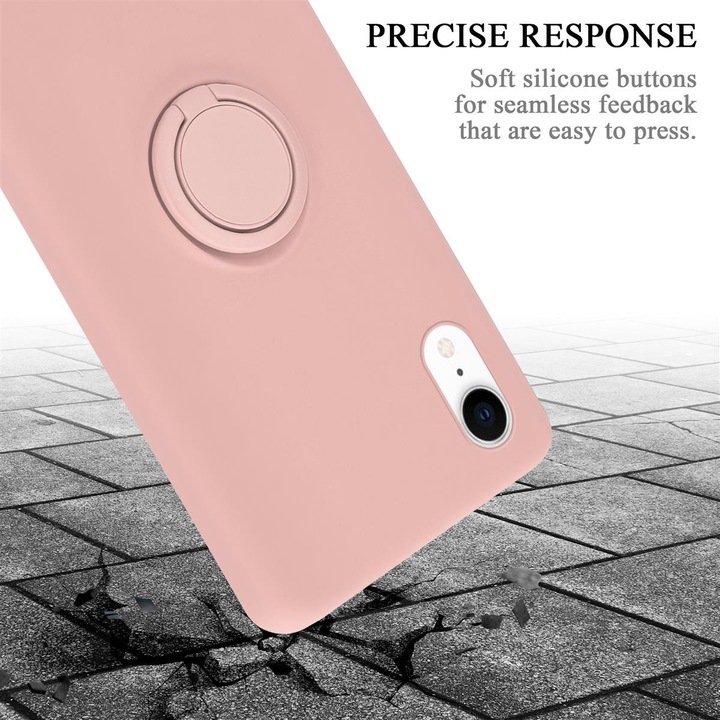 Actual product image Cadorabo TPU Liquid Ring Silicone Case Cover (Apple iPhone XR)