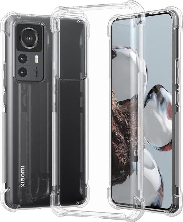 Produktbild Screenguard Xiaomi 12T Pro Hülle Crystal Soft Airbag Bumper (Xiaomi 12T Pro)