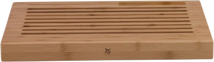 Actual product image WMF Bread cutting board with crumb catcher Bamboo in grid form and blade-friendly