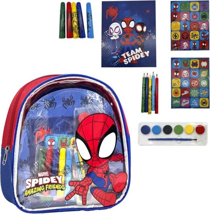 Actual product image Cerdá Kinder-Zeichenrucksack Spidey Blau 22,0 x 23,0 x 7,0 cm