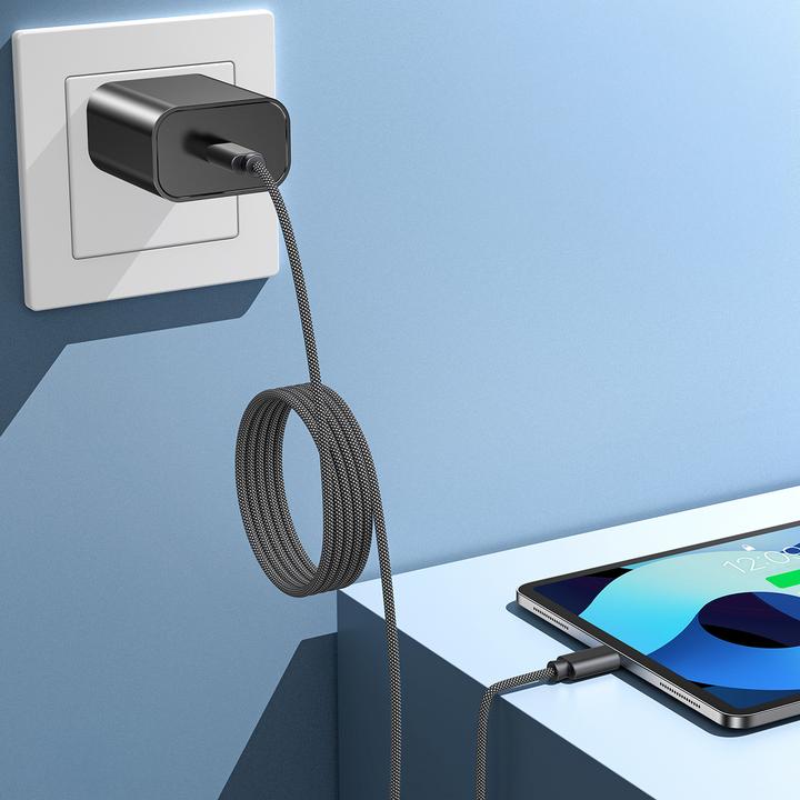 Productafbeelding Choetech XCC-1052 100W USB-C magneetkabel 1,2 m - Zwart (1.20 m, USB 2.0, 100 W)