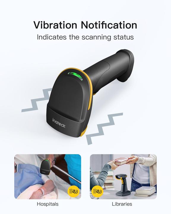 Produktbild Inateck Barcodescanner 54 black (BCST-54 black) (1D-Barcodes, 2D-Barcodes, QR-Code)