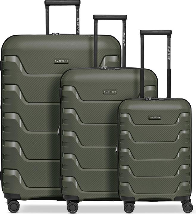Immagine prodotto Smartbox Edition 01 4 Rollen Kofferset 3-teilig mit Dehnfalte (233 l)