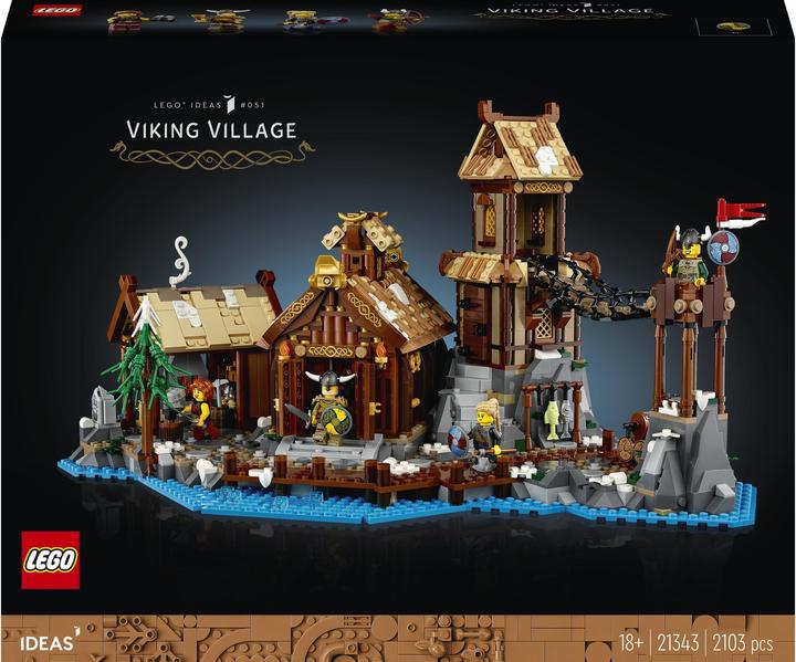 Immagine prodotto LEGO Idee Villaggio Vichingo (21343, LEGO Ideas, Set LEGO rari)