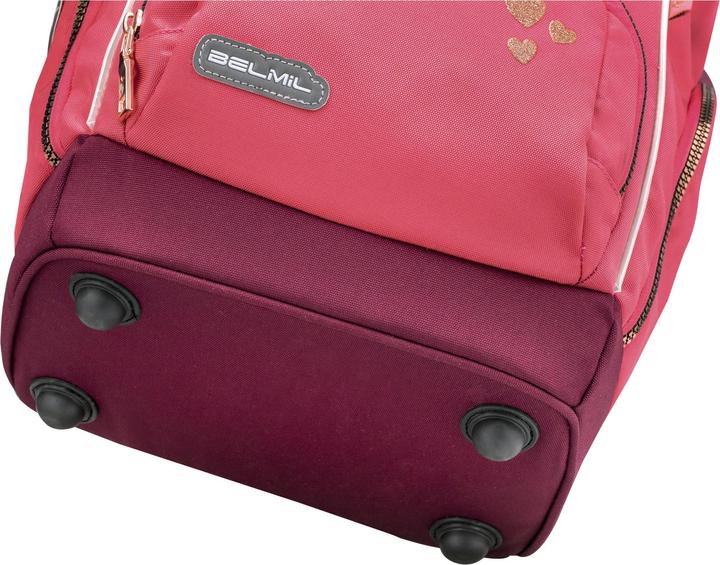 Actual product image Belmil Comfy Plus Coral satchel set 5pcs (16 l)