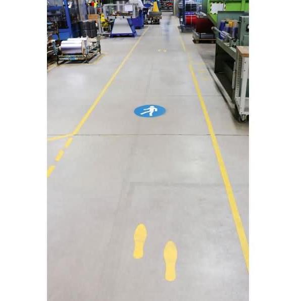 Thumbnail - Tarifold, Sicherheitskennzeichnung, Sicherheitspiktogramm Fussgängerweg benutzen selbstklebend 430x375mm