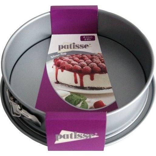 Thumbnail - Patisse Silver-Top Springform - auslaufsicherer Boden Ø22cm, Backform, Silber