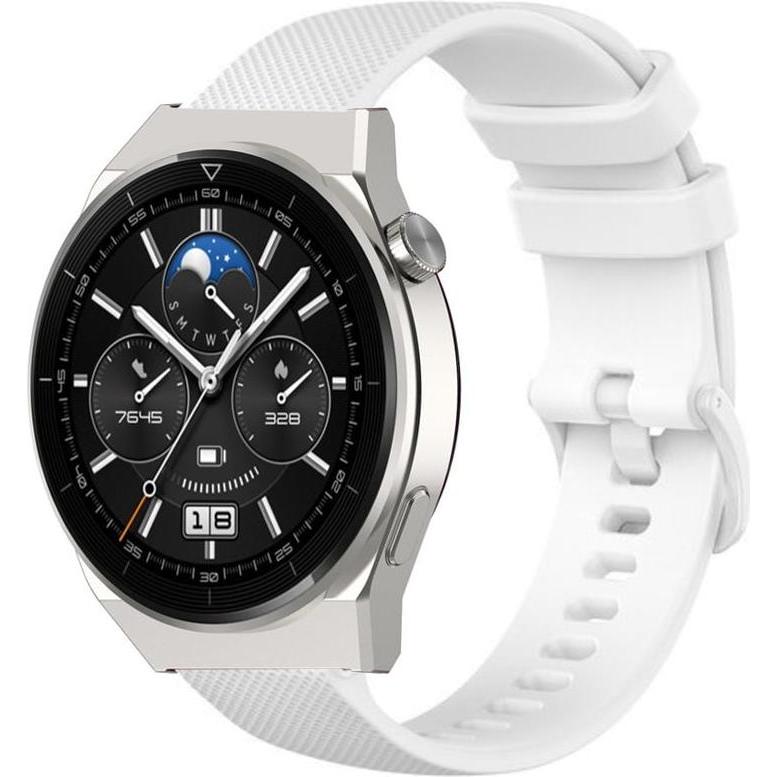 Strap-it Silikonarmband (Silikon), Uhrenarmband, Weiss