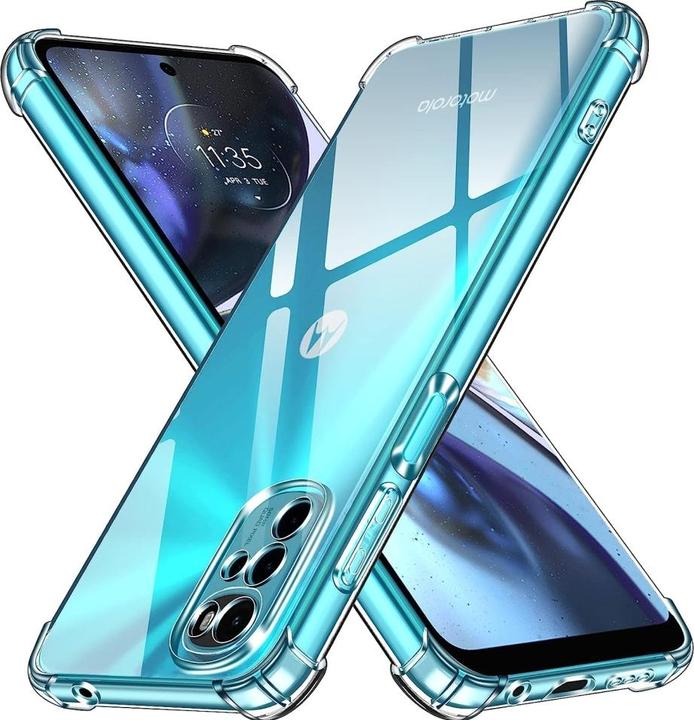 Produktbild Screenguard Motorola Moto G22 Hülle Crystal Soft Airbag Bumper (Motorola Moto G22)