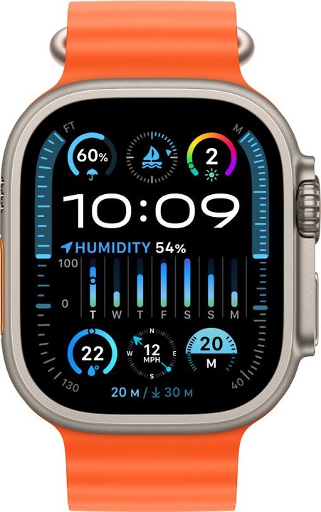 Actual product image Apple Ocean bracelet (49 mm, Fluoroelastomer, Apple Watch Ultra 2)