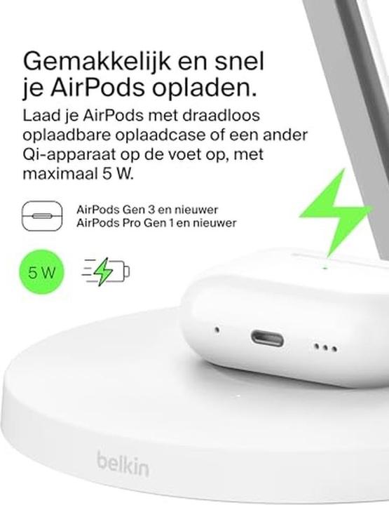 Produktbild Belkin Boost Charge Pro Qi2 3in1 (15 W)