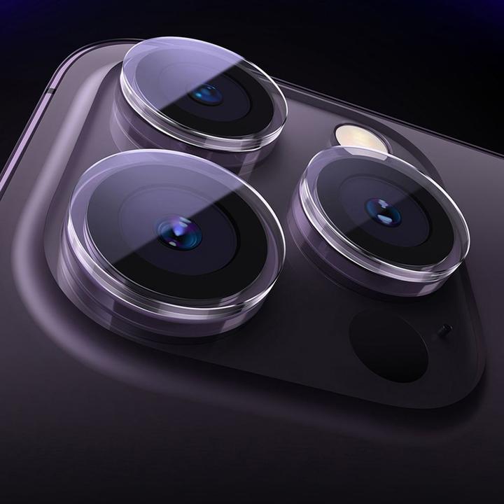 Actual product image Baseus Camera Lens Film for iPhone 13/13 Mini (1 pcs., Apple iPhone 13, Apple iPhone 13 mini)