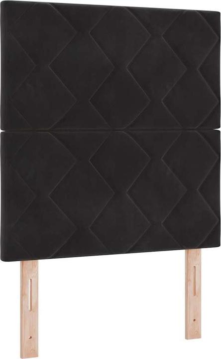 Actual product image VidaXL Black headboard (40 x 7 cm)