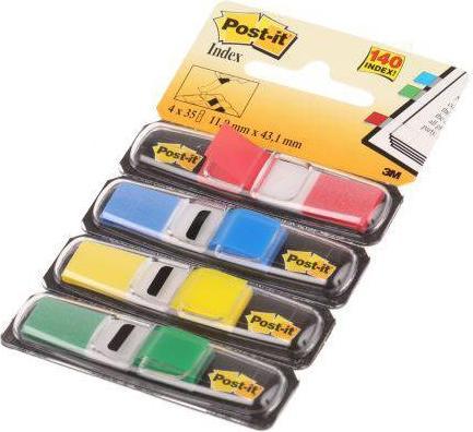 3M Post-It Assorted Sticky Note, 35 notes per pad, 43.1mm x 11.9mm (43.10 x 11.90 mm)