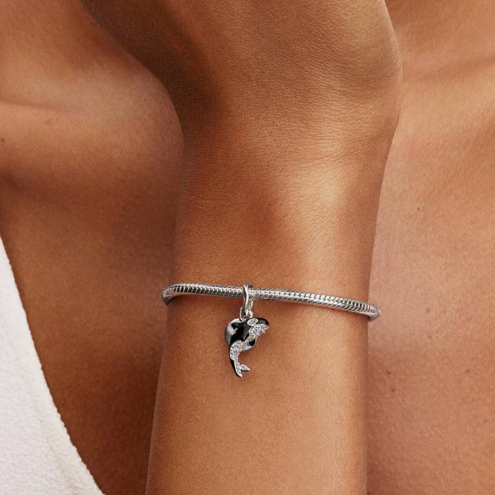 Image du produit Pandora Breloque pendante Orca (Argent 925, Émail)