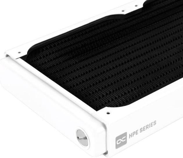 Actual product image Alphacool RAD HPE-30 Full Copper 280mm Radiator - White (280 mm)
