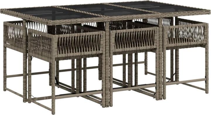 Produktbild vidaXL Garten Essgruppe (165 x 106 x 73 cm)