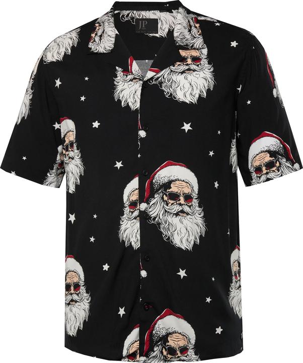 Produktbild JP1880 JP 1880 Hemd, Halbarm, Weihnachten, Cuba-Kragen, Cuba-Fit (XL)