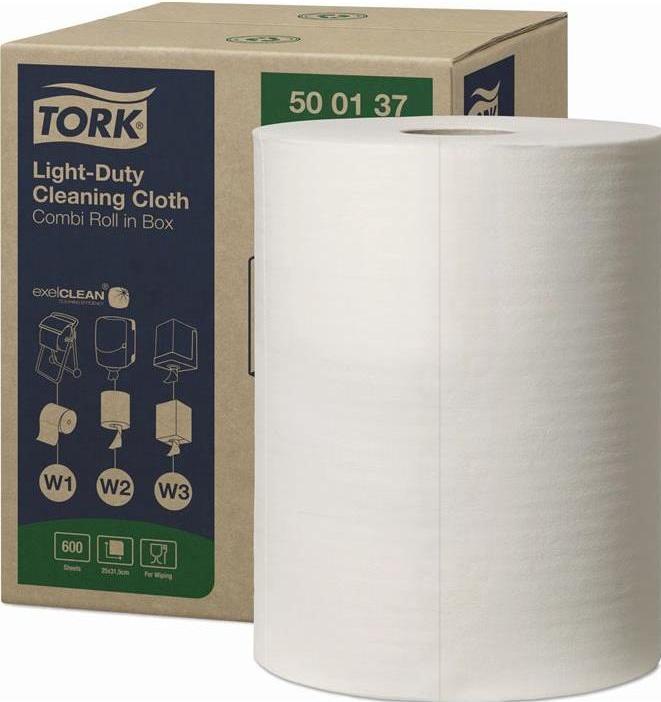 Actual product image Tork Cleaning cloth 500137 L333xW264approx. mm white 1-ply (1 x)
