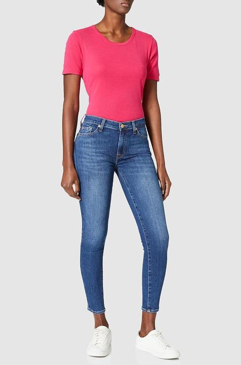 Productafbeelding 7 For All Mankind Dames Skinny Crop Slim Illusion Eloquent (24)