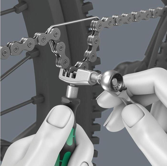 Productafbeelding Wera Fietsset 3 A (Kruis Phillips PH M1, Phillips kruis PH M2, Zeskantbus TX M10, Zeskantbus TX M15, Zeskantbus TX M27, Zeskantbus TX M20, Zeskantbus TX M25, Zeskantbus TX M30, Zeskantig M6, Zeskantig M8, Zeskantig M10)