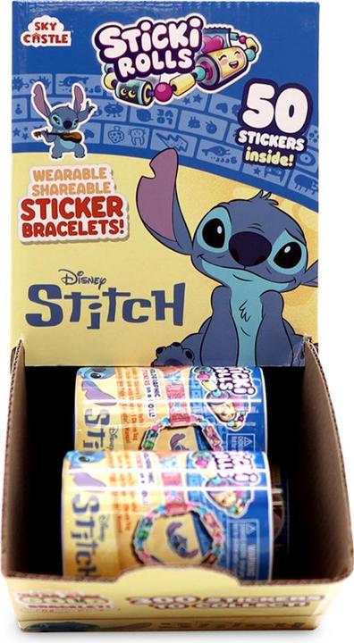 Immagine prodotto Jazwares Sticki Rolls Capsules Stitch Sticker (50 Adesivo)