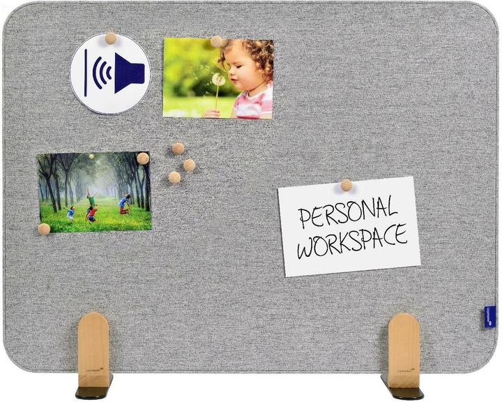 Produktbild Legamaster Schreibtischtrennwand ELEMENTS 60 x 80 cm, Grau (60 x 80 cm)