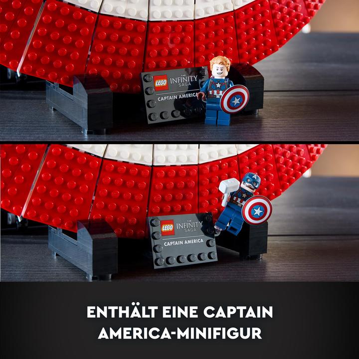 Produktbild LEGO Captain Americas Schild (76262, LEGO Marvel)