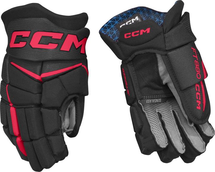 Produktbild CCM HGFT880 SR JS Handschuhe Schwarz/Rot 13