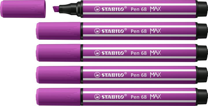 Actual product image STABILO Pen 68 MAX (Lilac, 5 x)