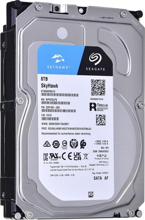 Immagine prodotto Seagate SkyHawk (8 TB, 3.5", CMR)