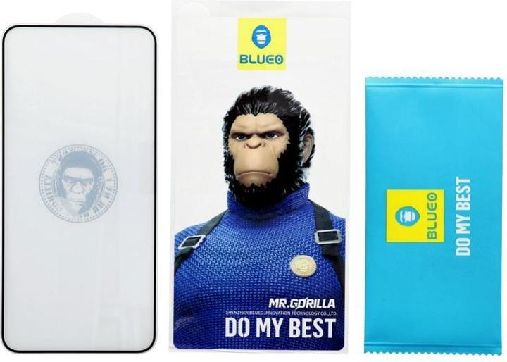 Produktbild Blueo "5D Mr. Monkey Glass Galaxy S24" Black (1 Stück, Samsung Galaxy S24+)