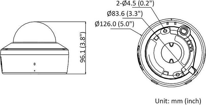 Actual product image Hikvision 4 MP Outdoor Audio Fixed Dome (2560 x 1440 Pixels)