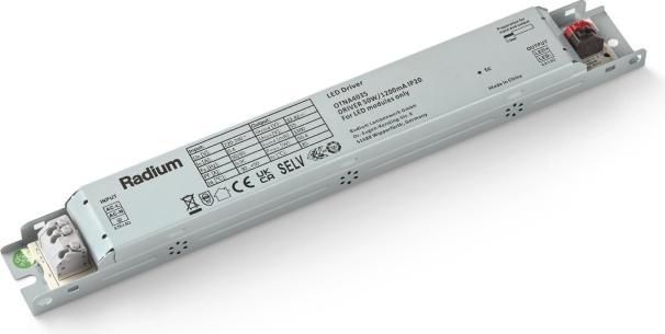 Actual product image Radium Control gear IP20 AC/DC OTNA4035 1200mA 50W LBH 245x30x21mm