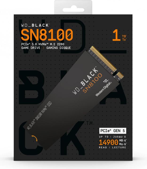 Image du produit WD Black SN8100 (1000 Go, M.2 2280)