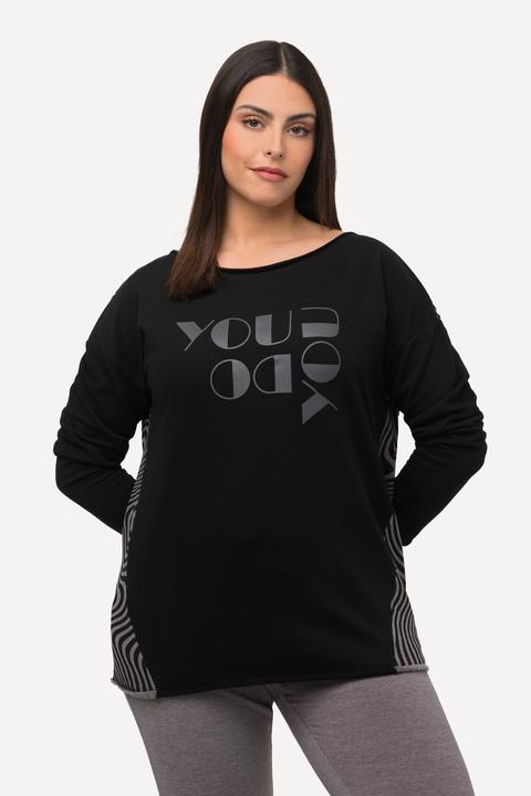 Immagine prodotto Ulla Popken Felpa loungewear dal taglio oversize con scollo a girocollo e maniche lunghe (50, 52)