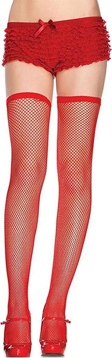 Produktbild Leg Avenue Klassische NetzstrÃ¼mpfe in Rot (L, M, S)