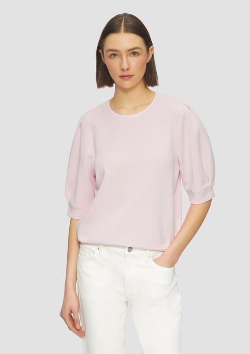 Produktbild S.Oliver Sweatshirt Scuba-Sweatshirt mit Faltendetails (46)