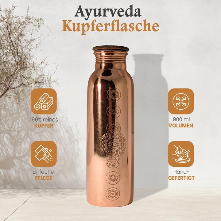 Actual product image Gewürzladen Näfels Kupferflasche Chakra (0.90 l)