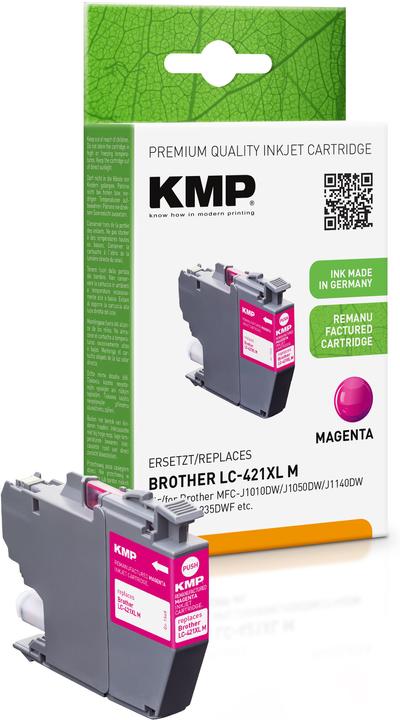 Immagine prodotto KMP Cartuccia Brother MFC-J1010DW LC421XLM magenta 500p. 7ml rigenerata