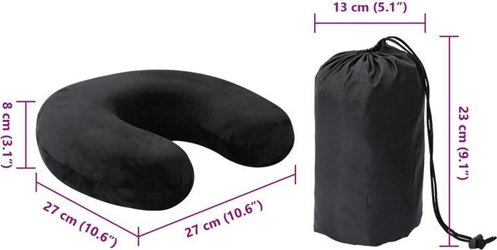 Immagine prodotto vidaXL Reisekissen (Cuscino per testa e collo)