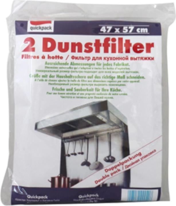 Produktbild Quickpack Dunstfilter 2er-Pack 47 x 57 cm