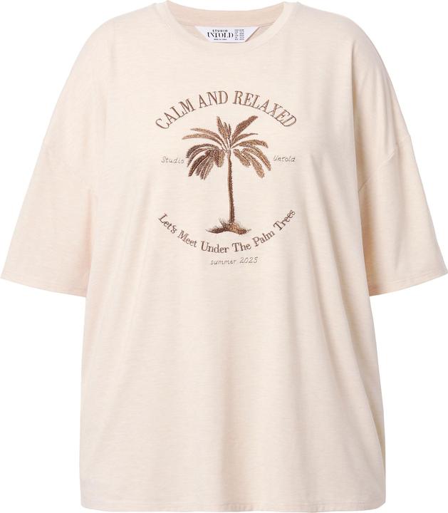 Actual product image Studio Untold Palm Tree Embroidered Tee (42, 44)